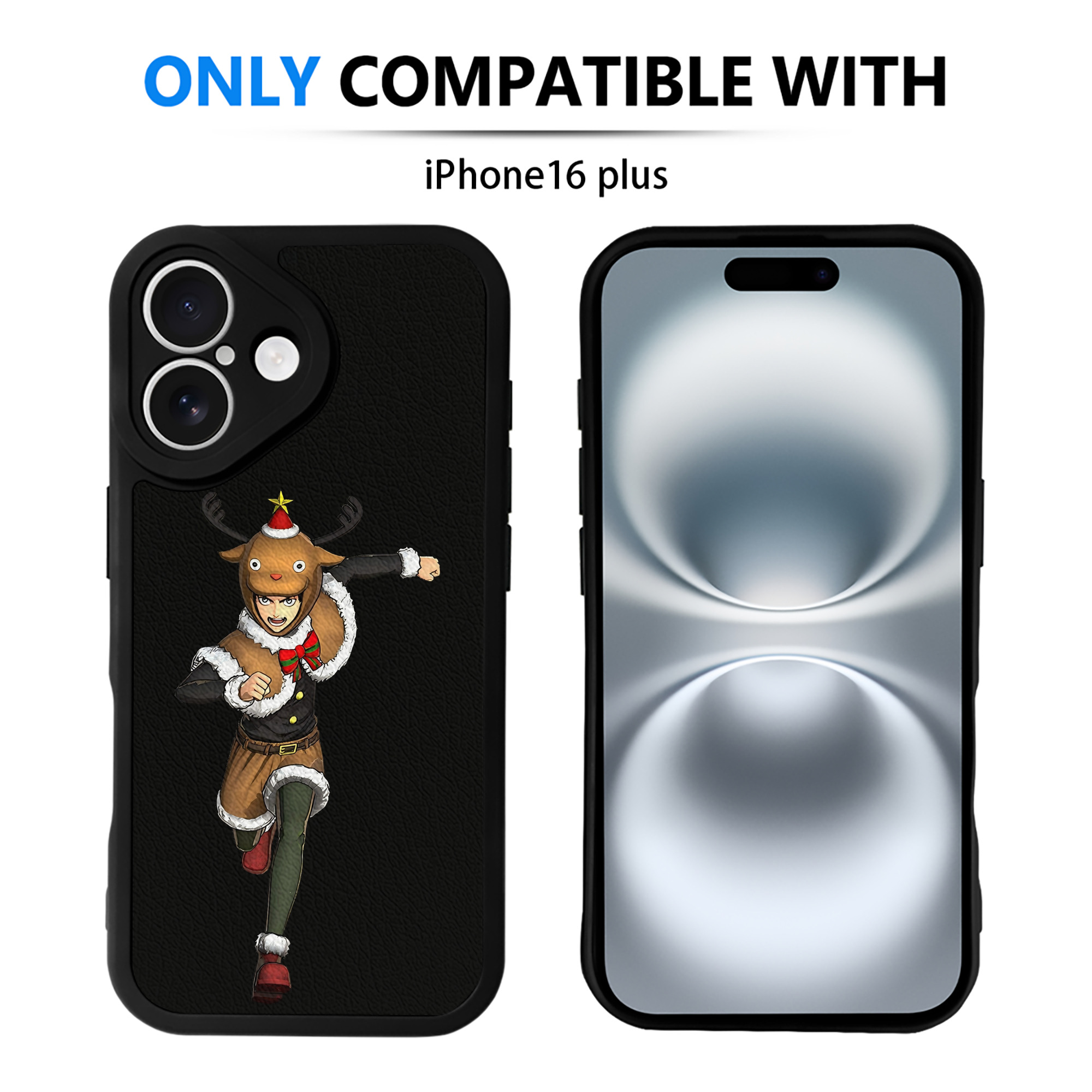 （画像用） 進撃の巨人 エレン･イェーガー Attack on Titan Eren Jäger 【iPhone 16シリーズ対応】シリコンスマホケース（レザー調） 材質：シリコン